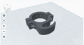 Helmet hook 3D model snapshot